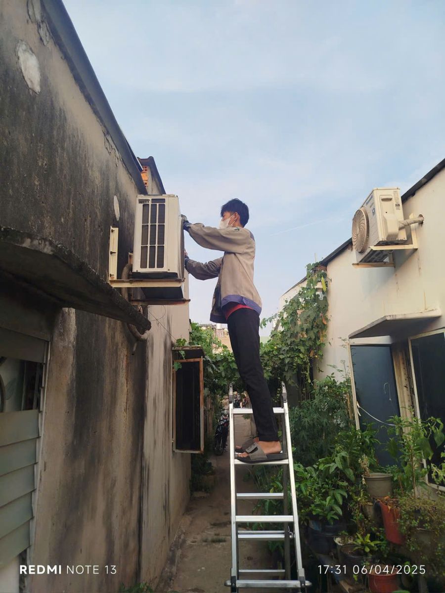 thi công lắp đặt máy lạnh