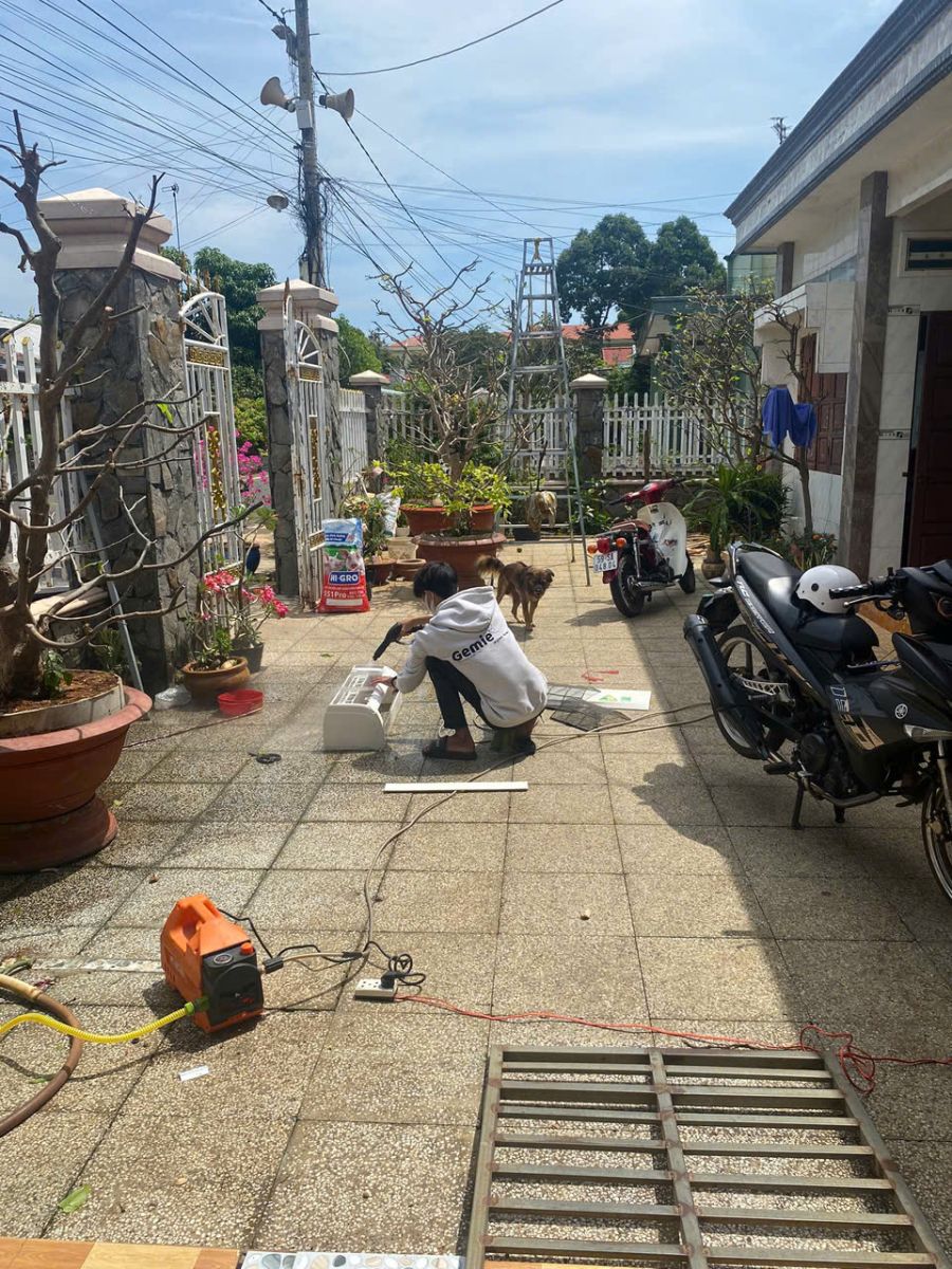 thi công lắp đặt máy lạnh giá rẻ tại biên hoà