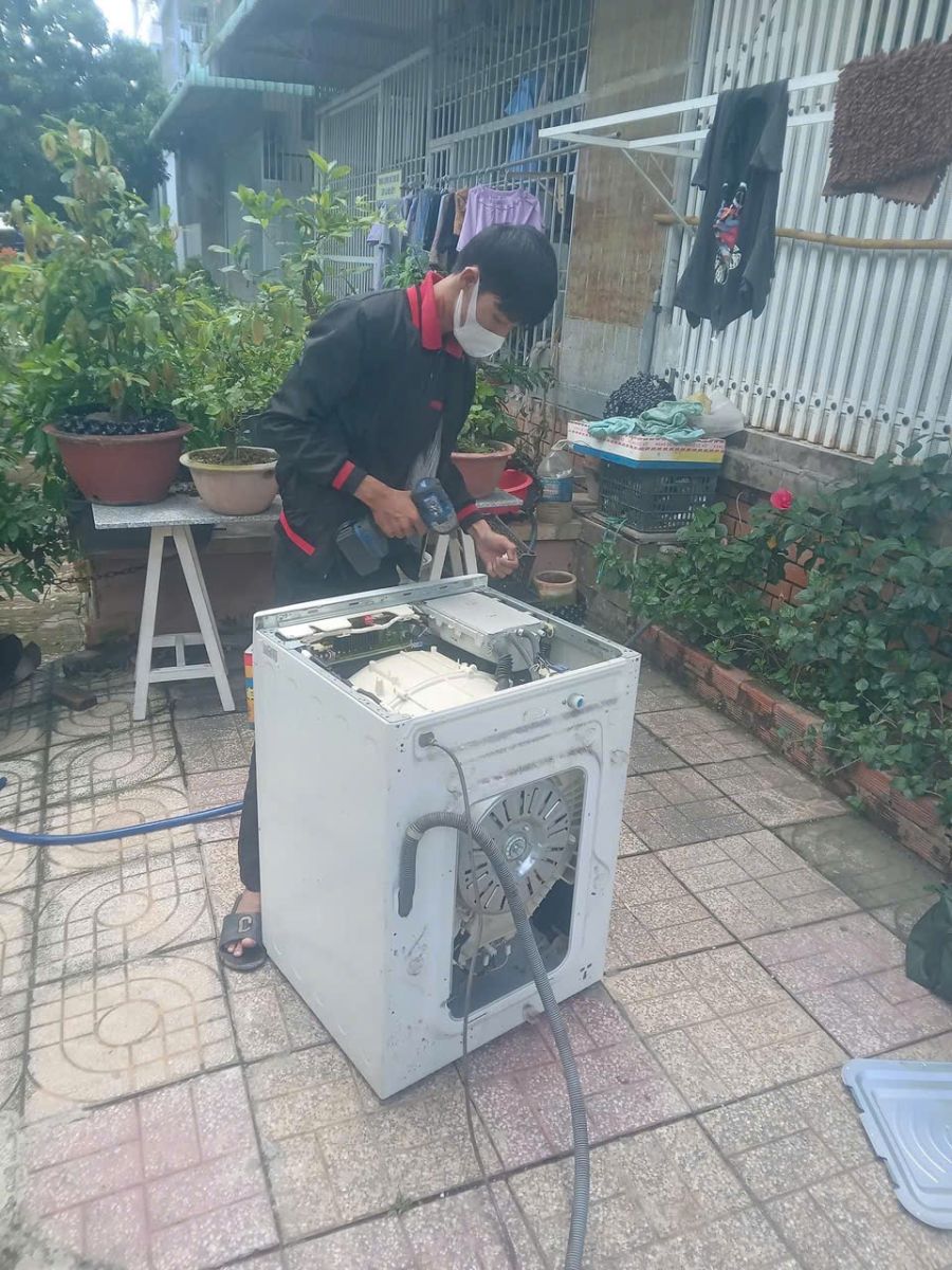 vệ sinh máy giặt tại biên hoà